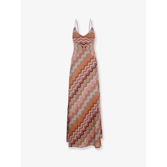 MISSONI Dresses & Skirts - Missoni Women Long Viscose Dress With Chevron Pattern